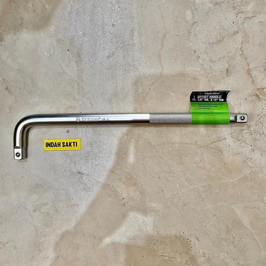 Gagang Kunci Sock L Kunci Shock Sok Offset Handle 1/2 inch x 12 inch Tekiro