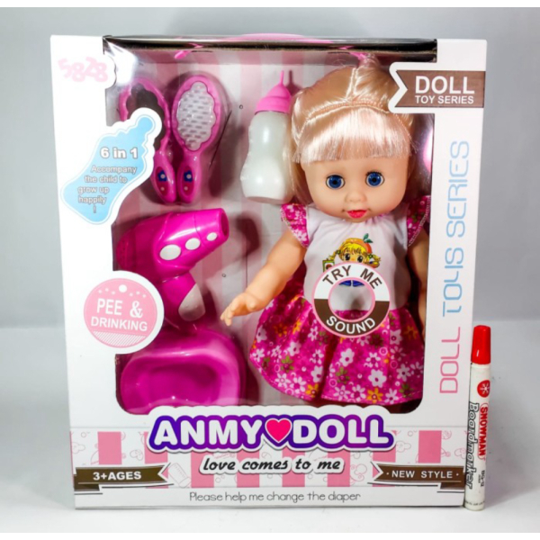 

Unik Anmy Doll Baby Boneka Bayi Alive Pipis Nangis Mainan Anak Perempuan Murah