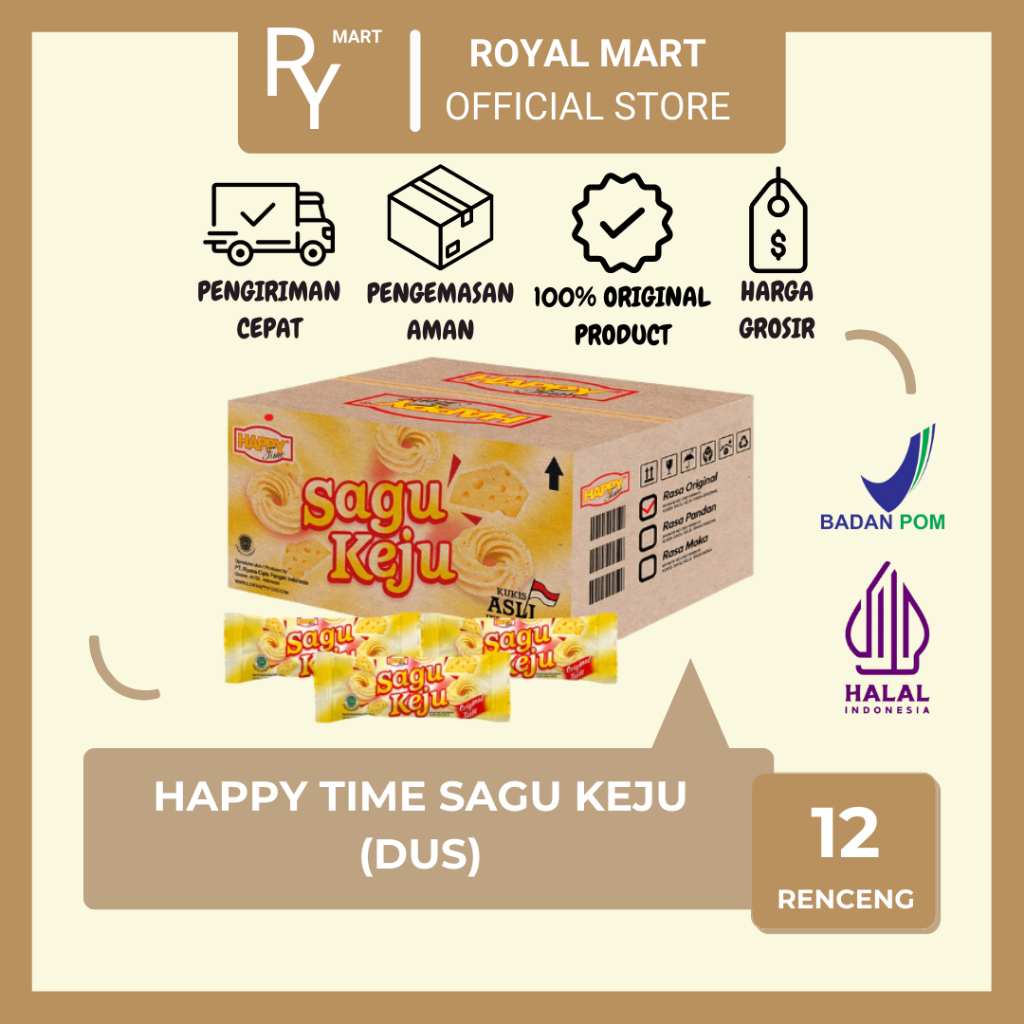 

Happy Time Sagu Keju 12'R