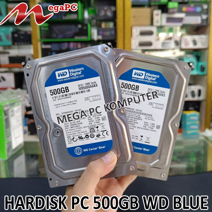 Hardisk PC 3,5&quot; SATA 500GB WD Garansi 1 Tahun