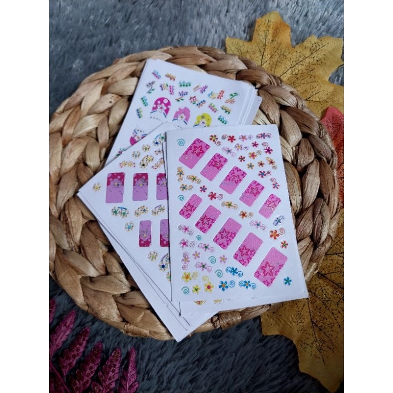 Mainan Anak, Mainan Kuku Anak, Stiker Kuku Anak, Stiker Tatto Anak