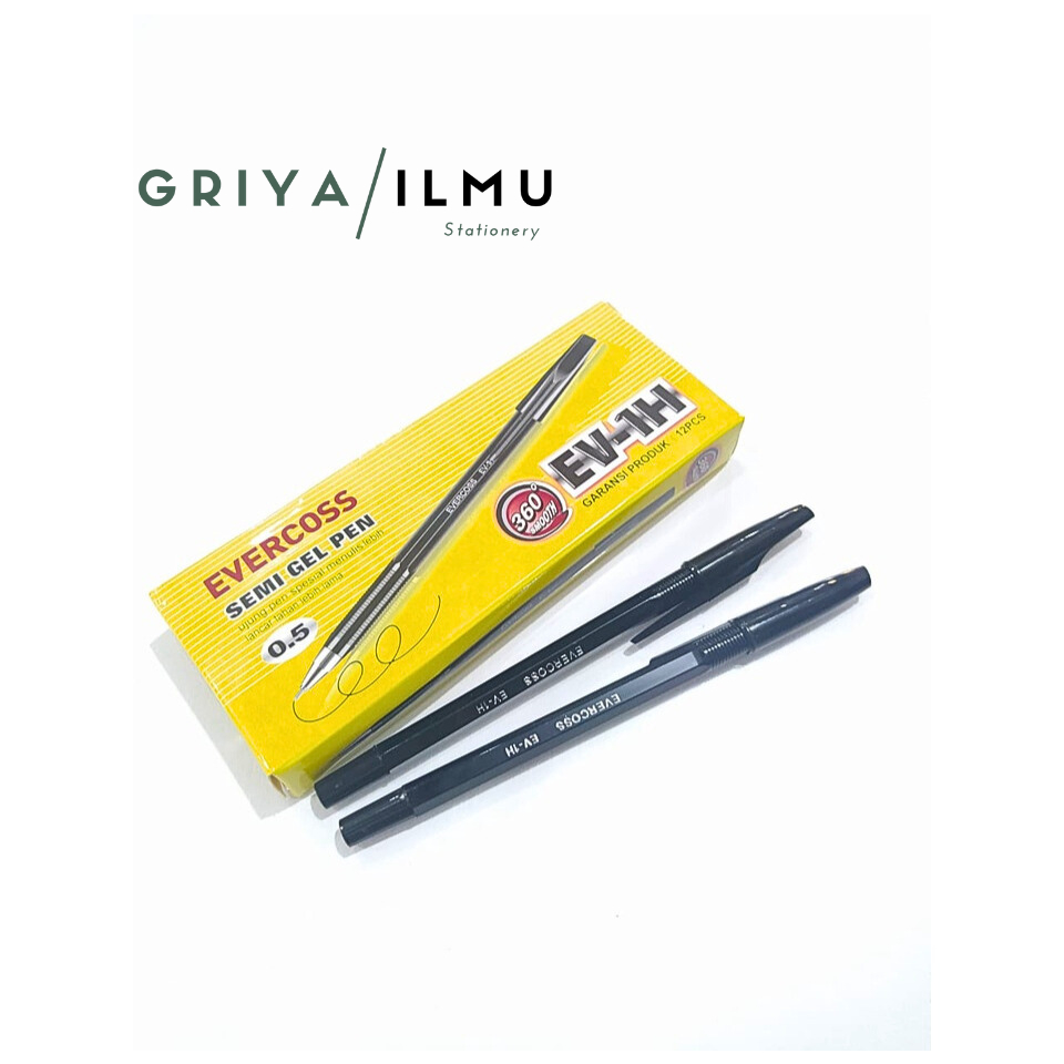

Bolpoin Semi Gel EVERCOSS EV-1H Hitam 0.5mm (024002)