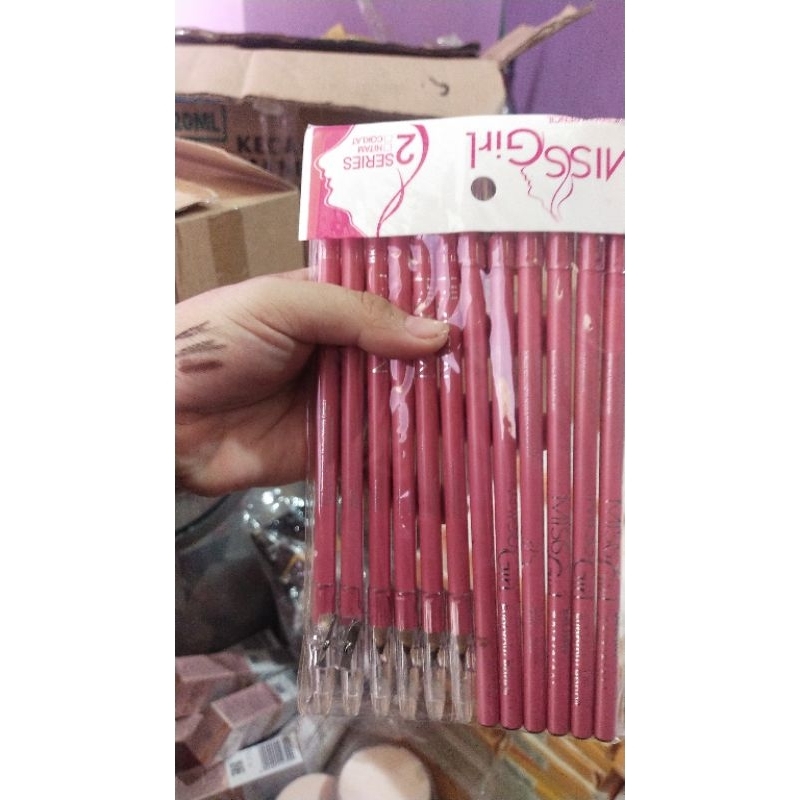 pensil lis miss girl coklat