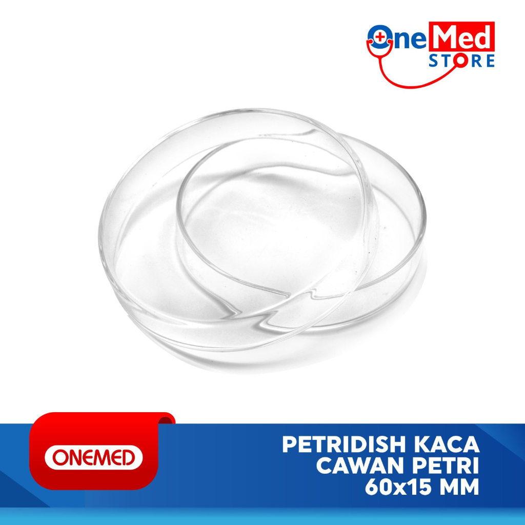 Petri Dish Kaca Cawan Petri 60x15mm OJ