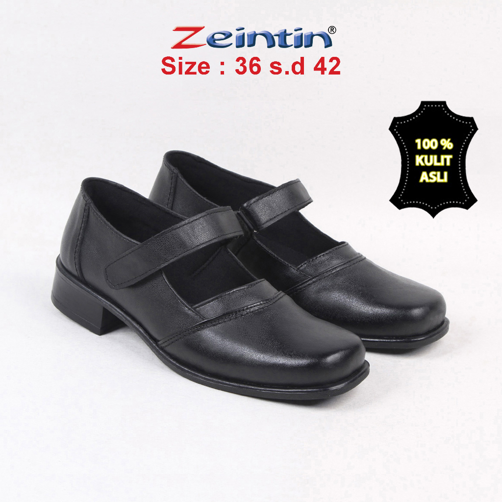 Zeintin - Sepatu Wanita Bahan Kuli Sapi Asli Pantofel Wanita Sepatu Perempuan Sapatu Wanita Bahan Kulit Original Zeintin BJ