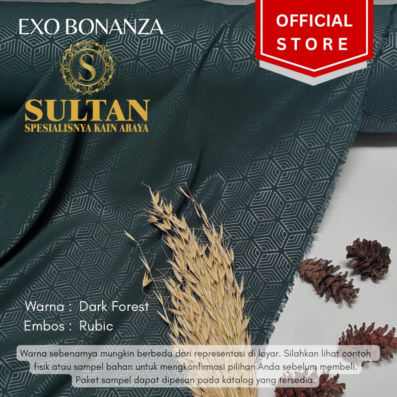 50CM EMBOS RUBIC EXO BONANZA DARK FOREST KAIN ABAYA SULTAN