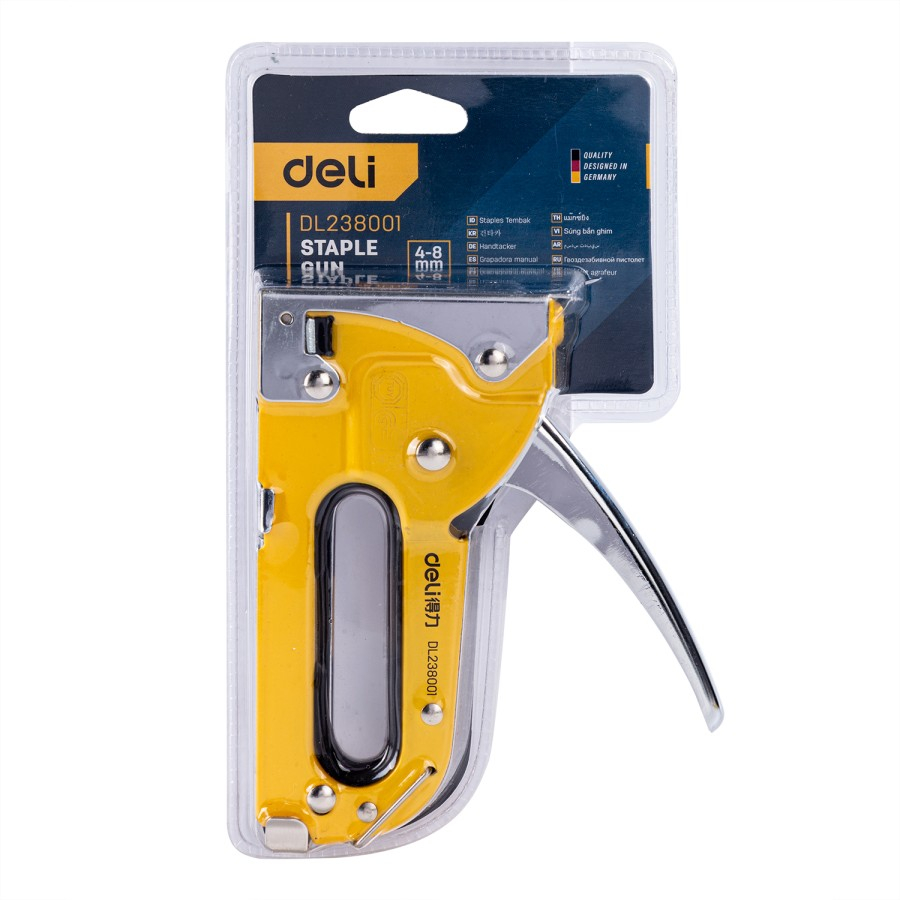 

STAPLES GUN / STAPLER TEMBAK DELI GUNTACKER KAYU JOK DL23801