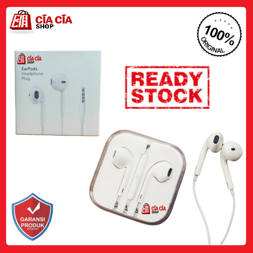 Earphone Headset Original 100% Ip 4 5 6 Handsfree In Ear