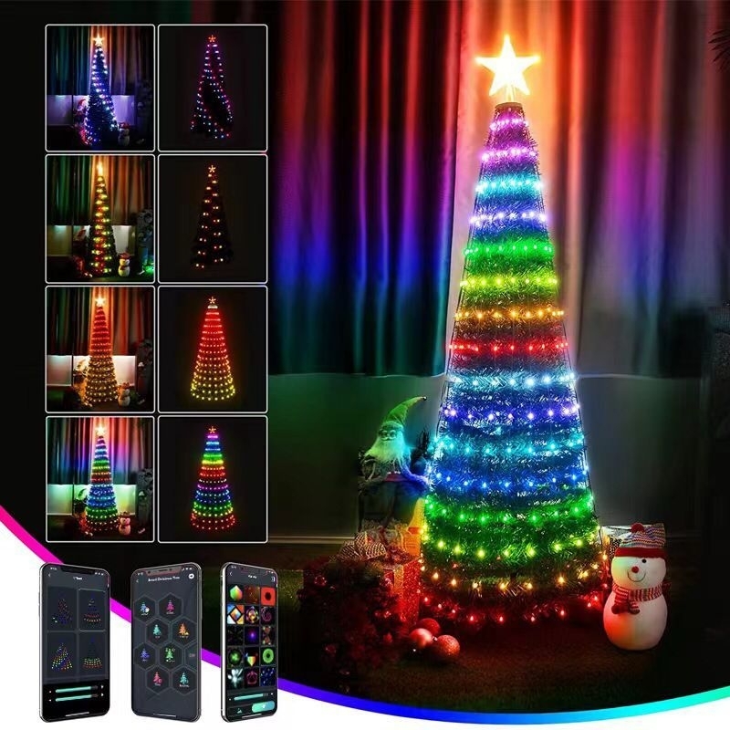 Lampu Led Strip Hias 10Meter Dekorasi Bluetooth/ Lampu Natal 10Meter Remot/ Lampu Strip + Remot