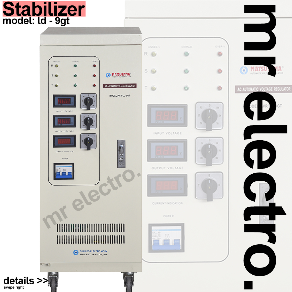 MATSUYAMA Stabilizer 9 KVA 3P 9000 VA / AVR / STAVOL