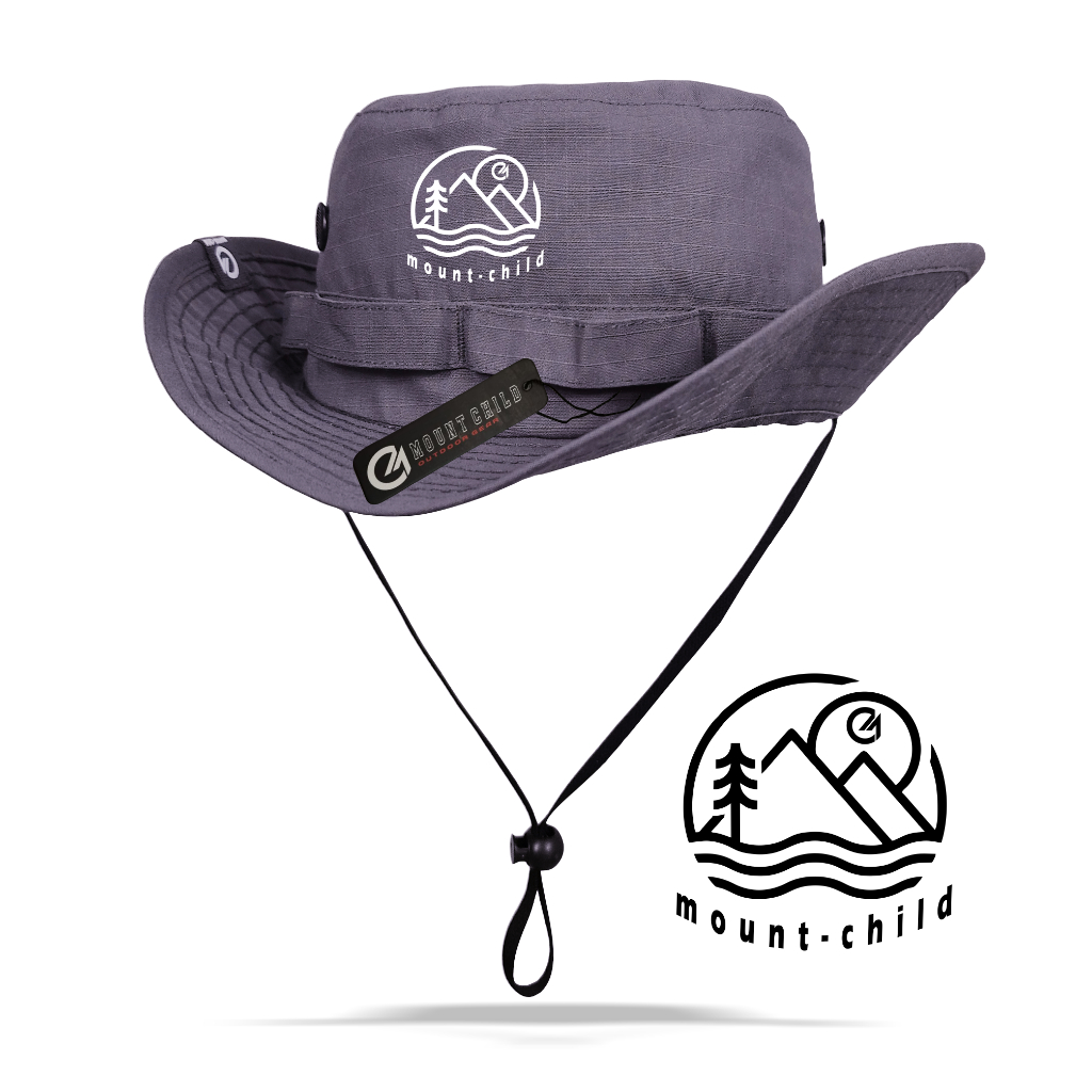 Mount Child Topi Rimba Pita Premium Hat Brackley Outdoor Camping Hiking pendaki Gunung glamping berkemah pria wanita Code RB016