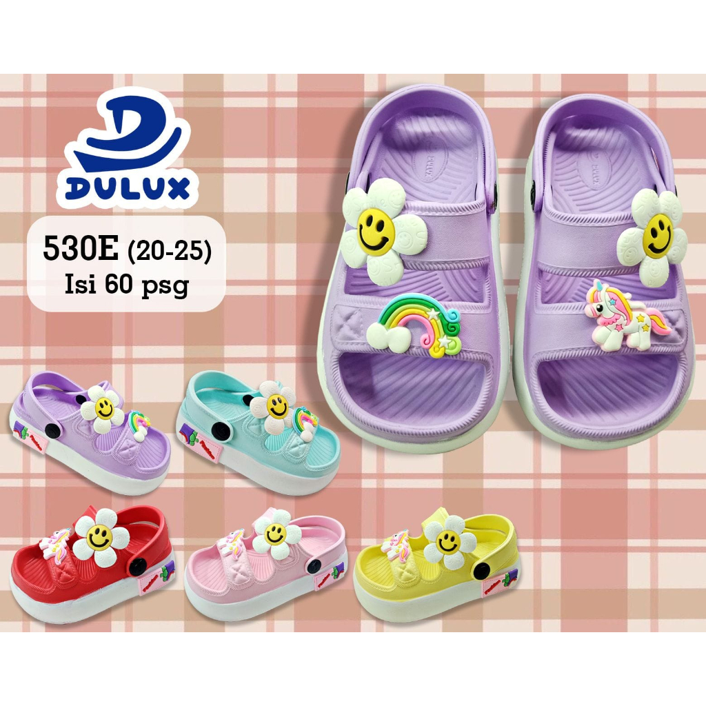 Sandal Anak Fuji Ban 2 Motif Sun Flower Lucu Dan Elegant Dulux 530D