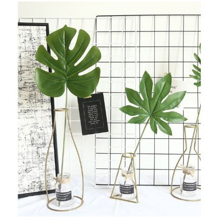 DAUN MONSTERA PHILODENDRON ARTIFICIAL - DAUN PLASTIK MONSTERA DEKORASI