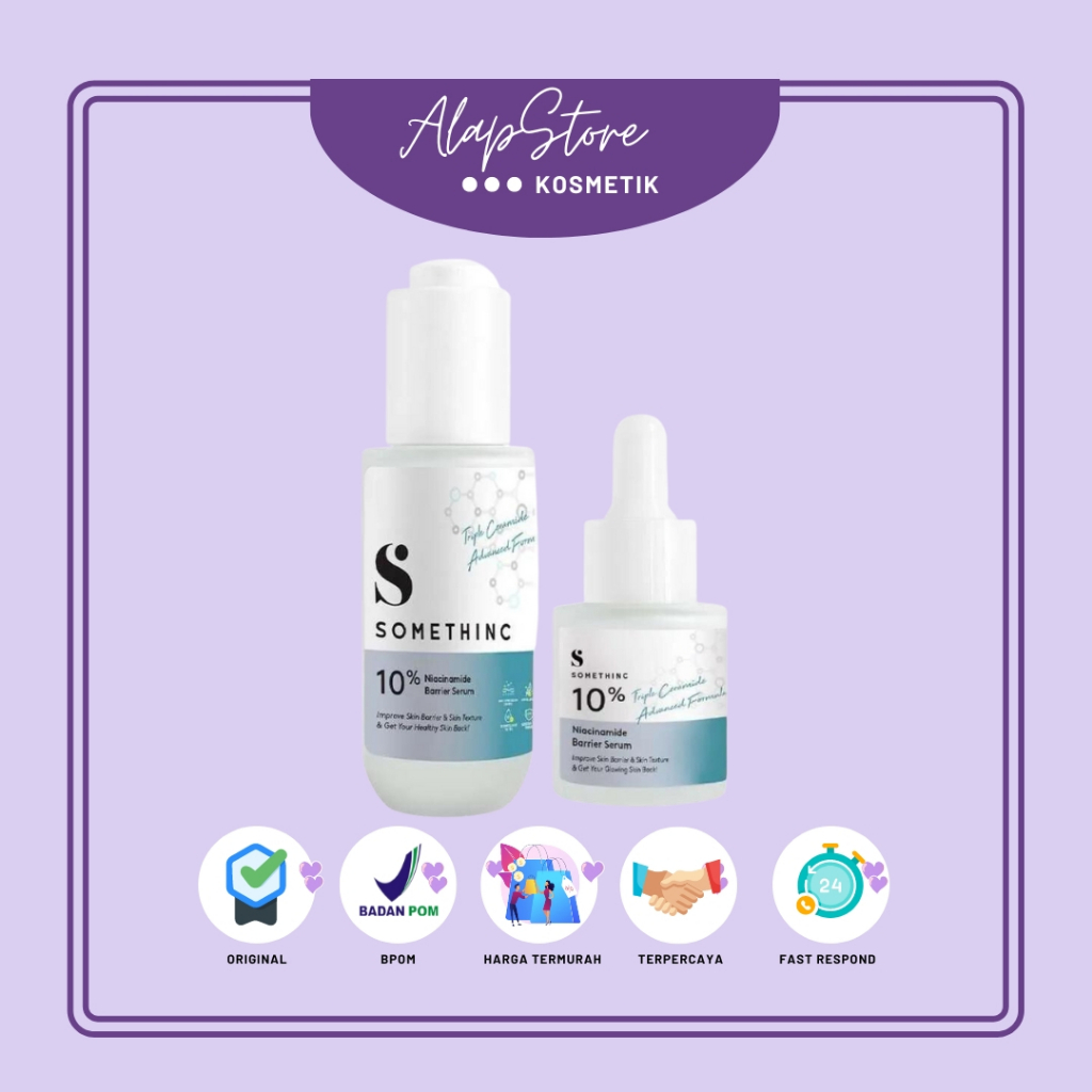 Somethinc 10% dan 5% Niacinamide Barier Serum - 20ml dan 40 ml