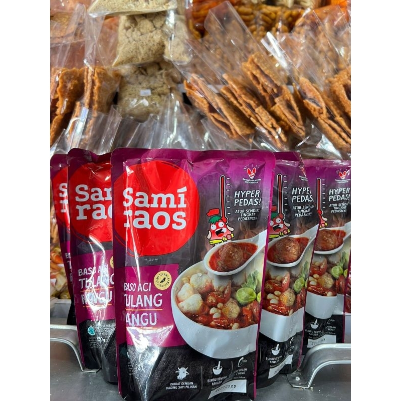 Baso Aci Tulang Rangu Pedes Juara Best Seller