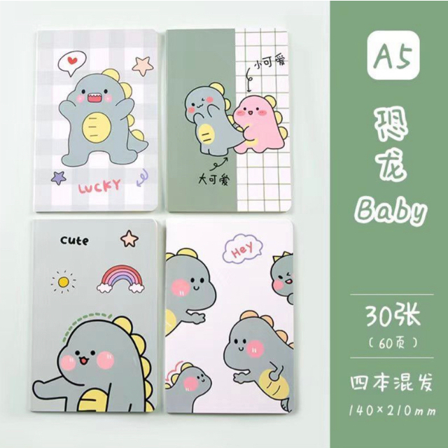 Buku A5 Notebook DIary Journal Tebal gambar Lucu isi 60 halaman