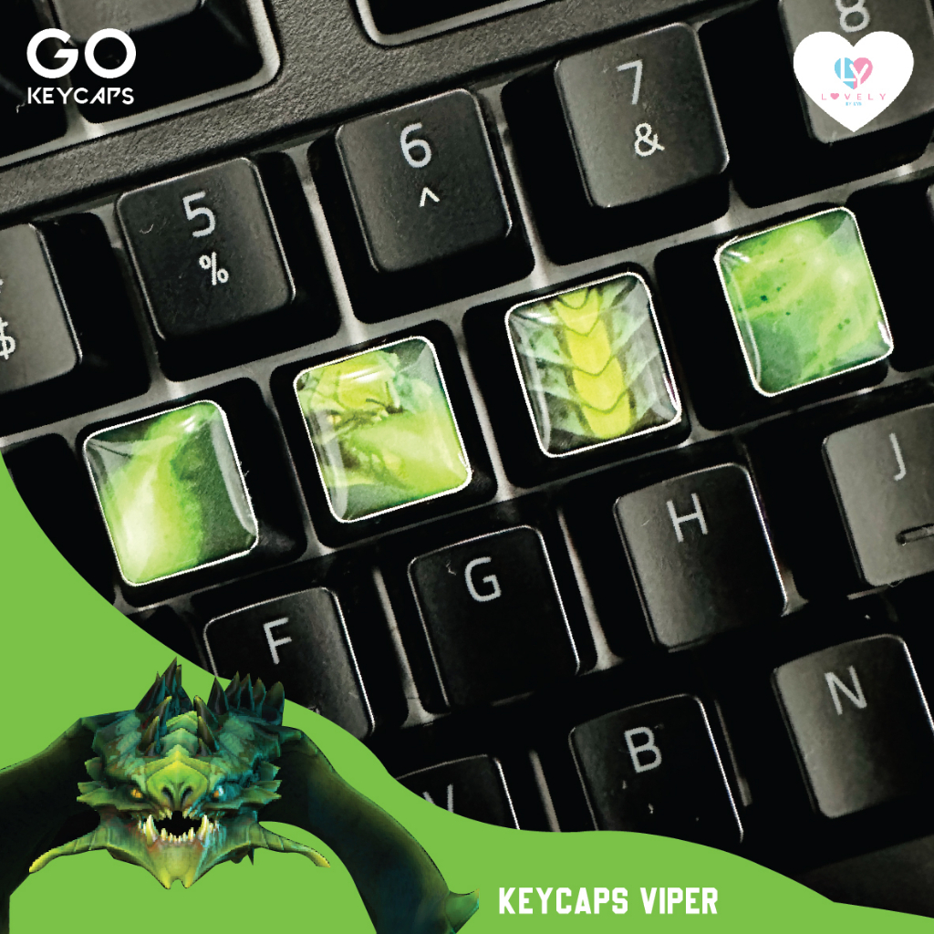 Keycaps PBT Dota 2 Vpr Ability | GO KEYCAPS