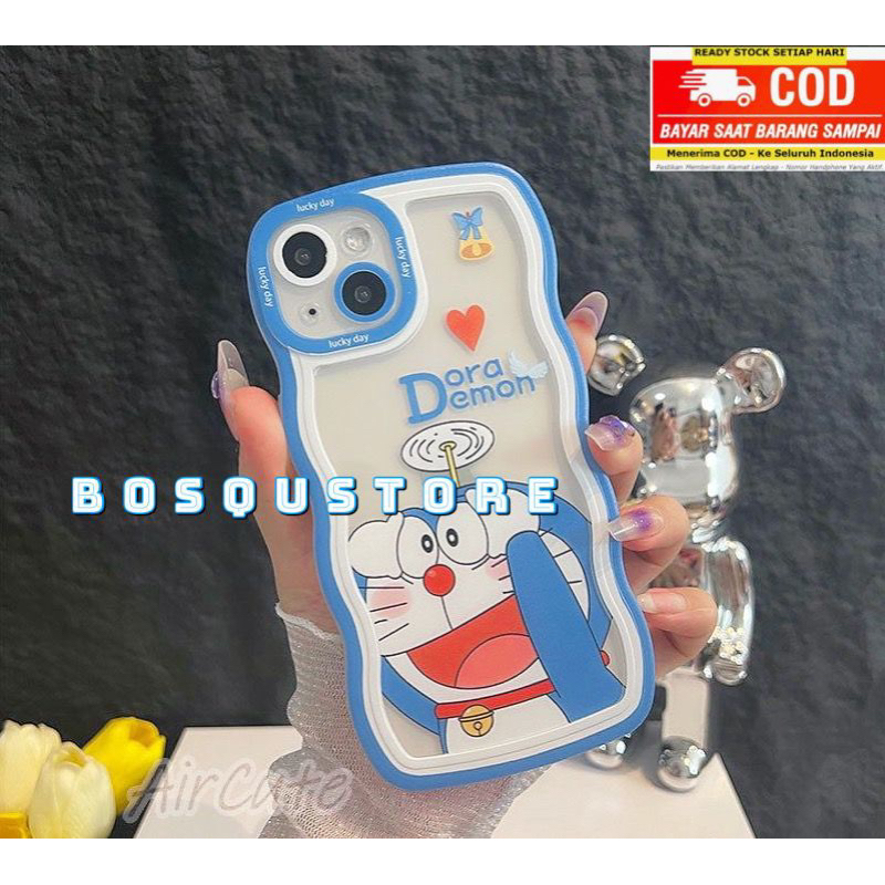 SOFTCASE GELOMBANG/ WAVE VIVO Y12S/ Y20/ Y20i/ Y20S/ Y12/ Y15/ Y17/ Y30/ Y30i/ Y50/ Y91/ Y93/ Y95/ Y91C/ Y1S/ Y53S/ Y51A/ Y52 2020/ CASING WAVY PROTECTOR CAMERA MOTIF DORAEMON/ FLOWER/ ZEBRA/ LOVE BLACK