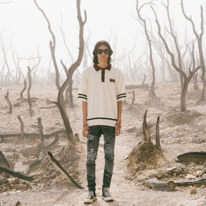 Denimitup M1 Tri Biker Jeans Acid Grey