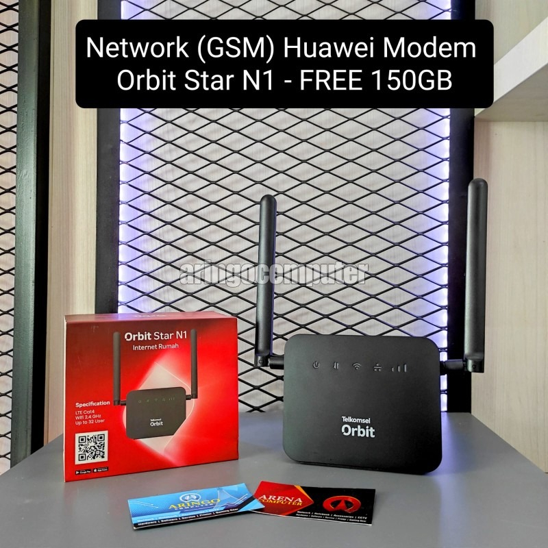 Network (GSM) Huawei Modem WIFI Router Orbit Star N1 HKM0127 - FREE 150GB (Telkomsel)