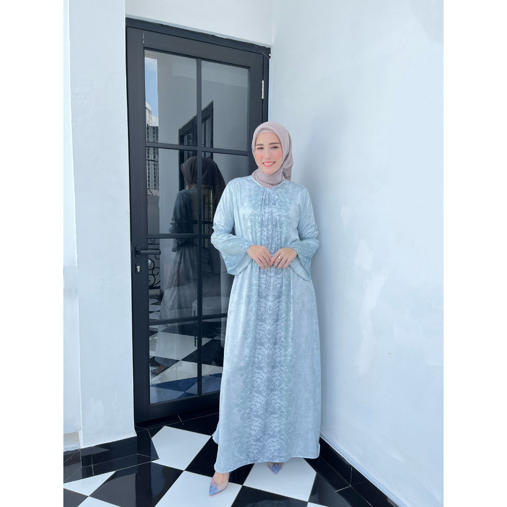 Radwah - Tahira Dress Printing - Dress Wanita