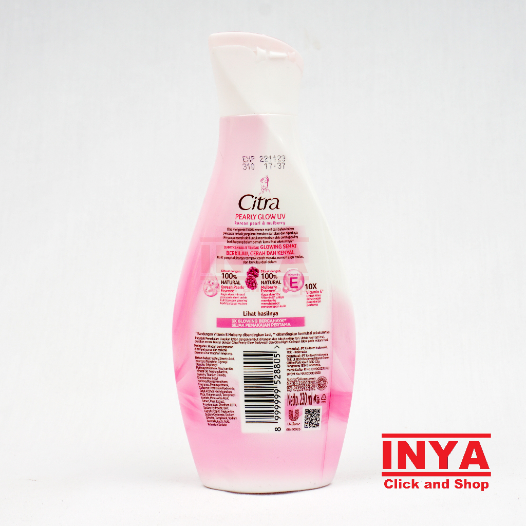 CITRA PEARLY GLOW UV HAND AND BODY LOTION 230ml