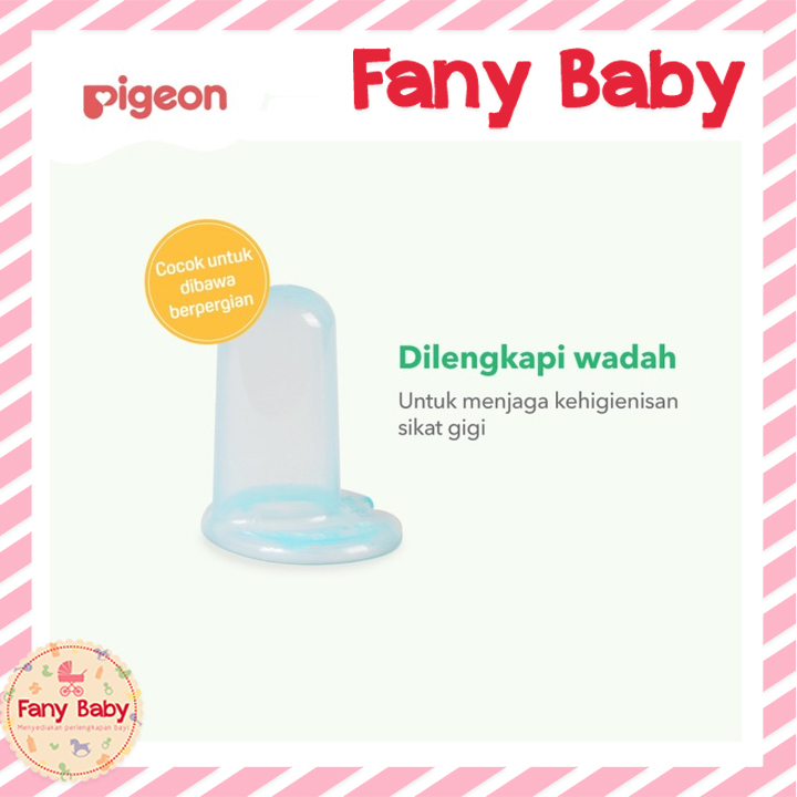 PIGEON SILICONE FINGER TOOTHBRUSH