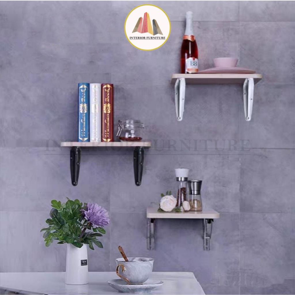 Siku Besi L Penyangga Rak Dinding Breket Shelf Bracket PREMIUM