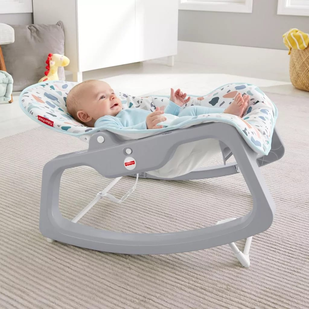 FISHER PRICE (GKH64) Infant To Toddler-Rocker - Kursi Goyang Bayi / Playmat Bayi