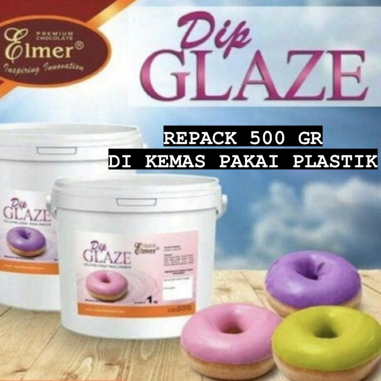 (REPACK 500 GR) ELMER DIP GLAZE TOPING DONAT