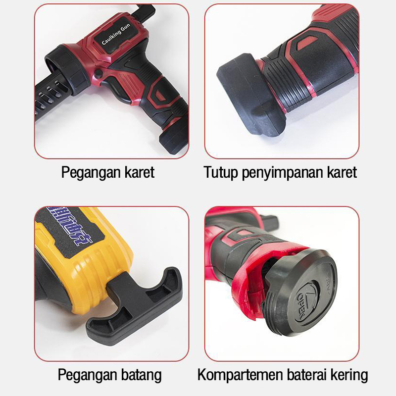 REAIM Lem Tembak On/Off / Hot Melt Glue Gun Tembakan Lem Sealant Tabung Multifungsi wireless glue gun hot melt, Multiguna