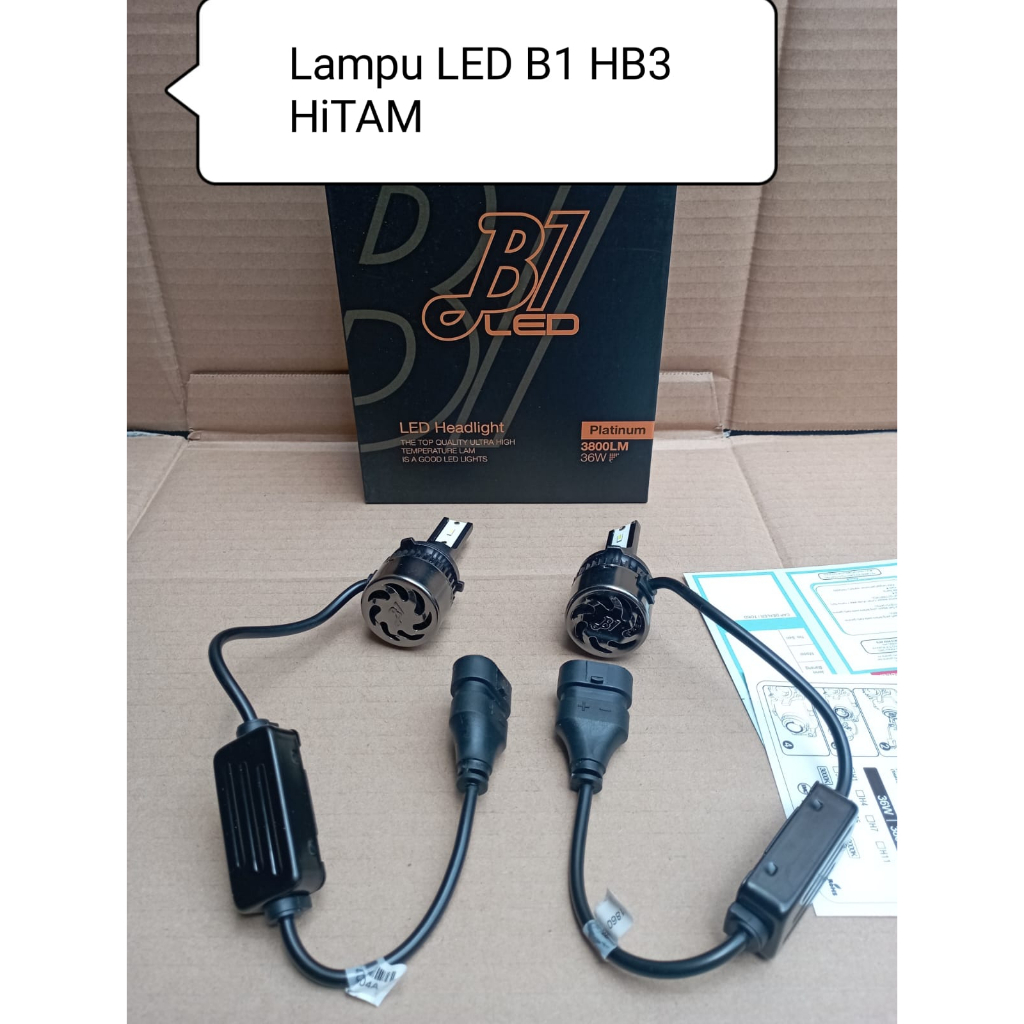 LED HEADLAMP Lampu LED Merek B1- H11 HB3 HB4 Lampu mobil LED H4 Bohlam lampu Depan