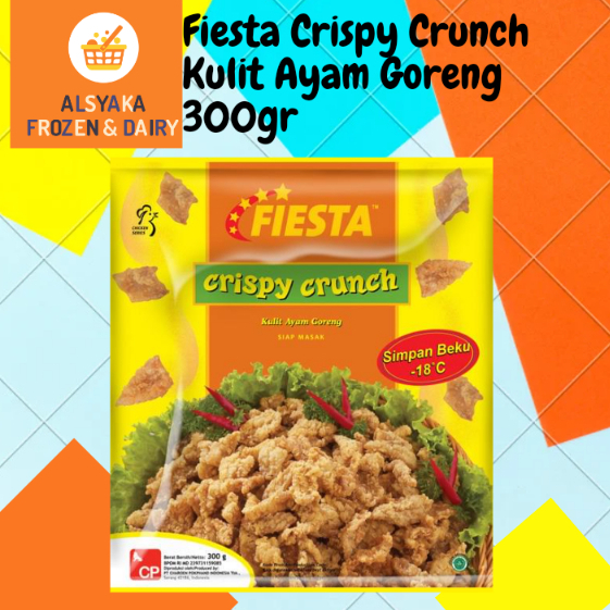 

Fiesta Crispy Crunch Kulit Ayam Goreng 300gr