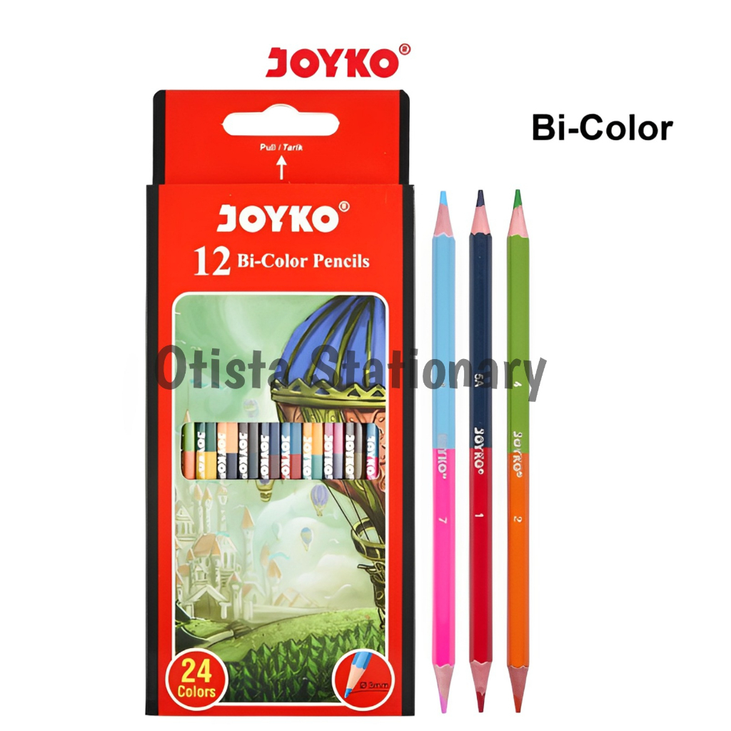 

Pensil Warna Joyko Dua Warna isi 12 CP-Bi101
