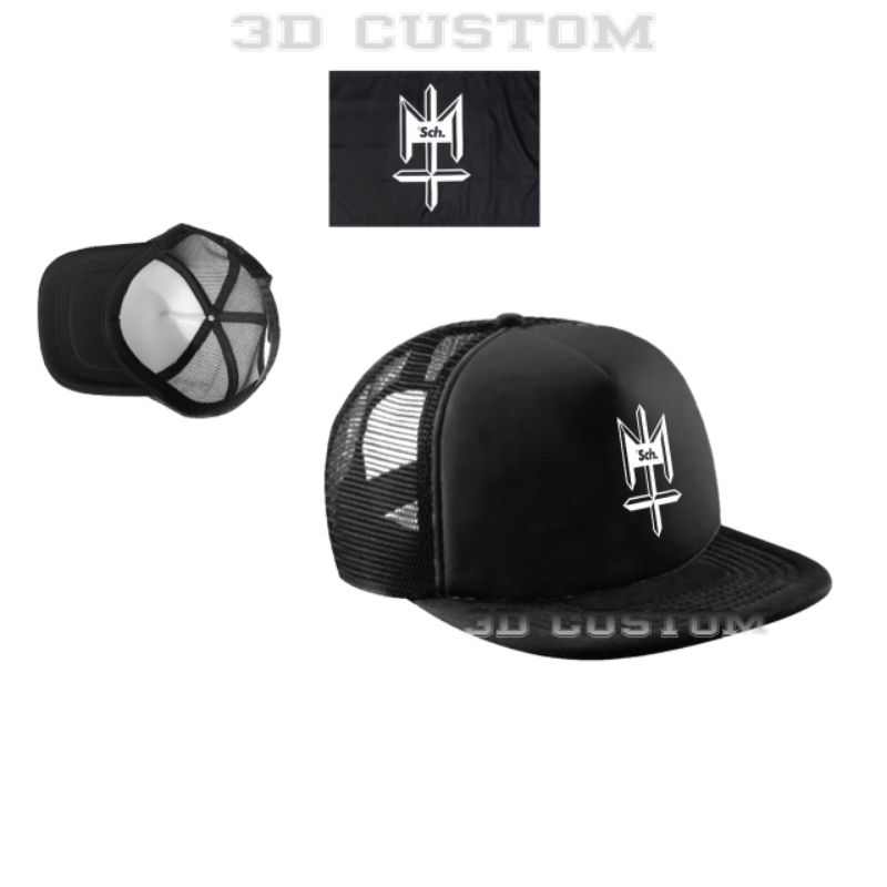 Topi trucker/topi jaring snapback pria wanita lokal brand MATERNAL X SCH.
