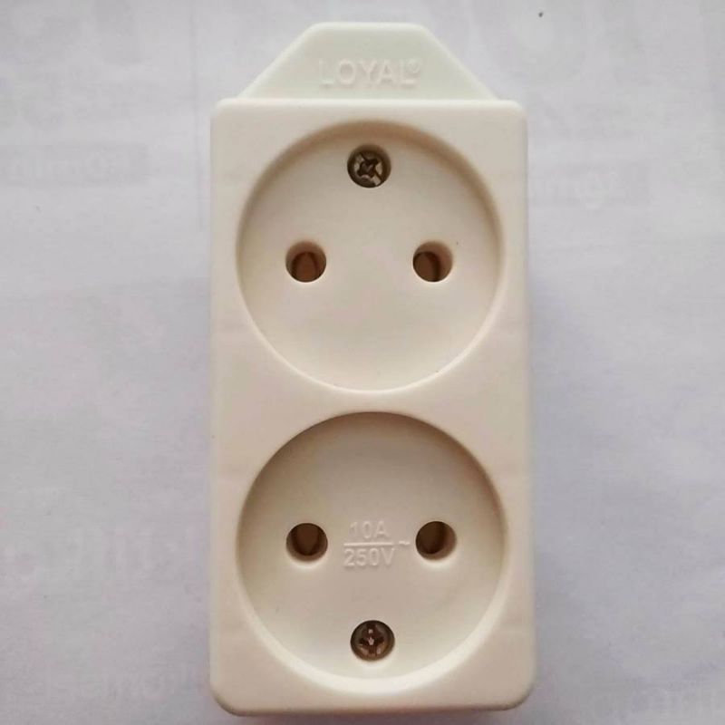 Terminal 2 lubang merk Loyal