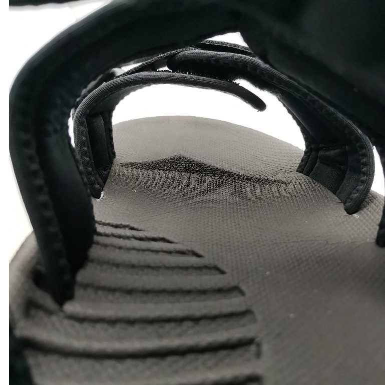 VALTARA Sandal Gunung Pria Casual All Black Original Sendal Outdoor Hitam Polos