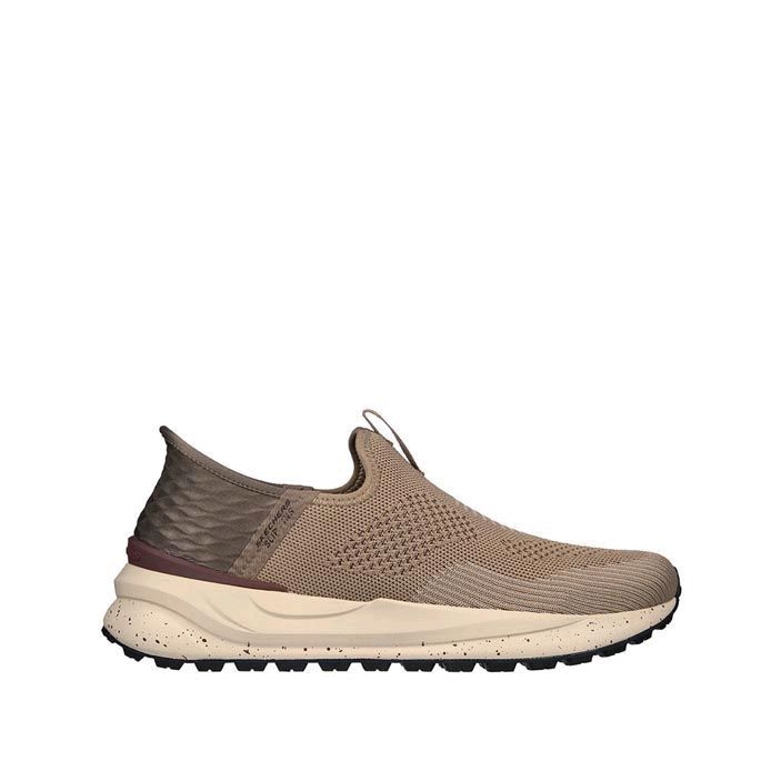 SKECHERS BOGDIN MEN'S SLIP ON SHOES - TAUPE