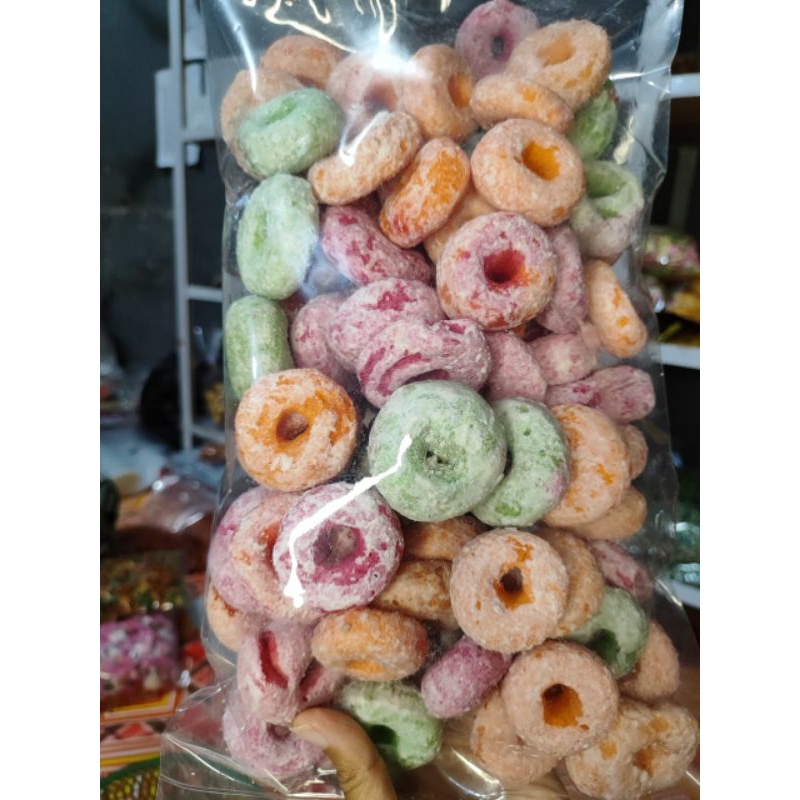 

200gr - Getas donat warna manis