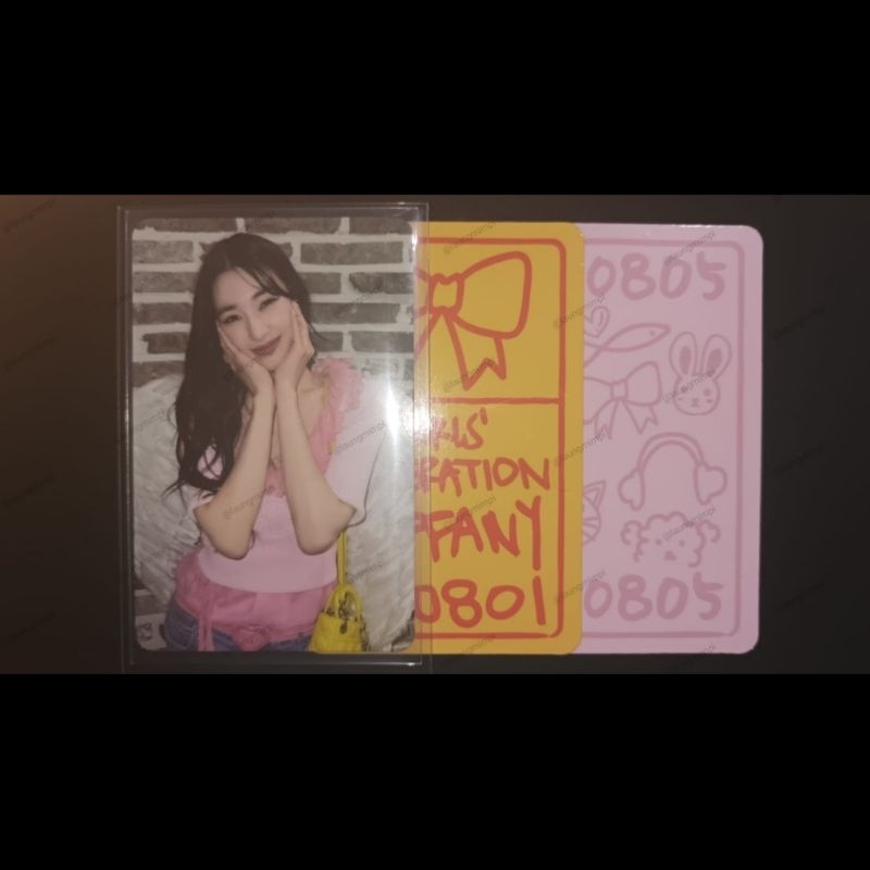 SNSD TIFFANY 15TH ANNIVERSARY MD LUCKY CARD SET