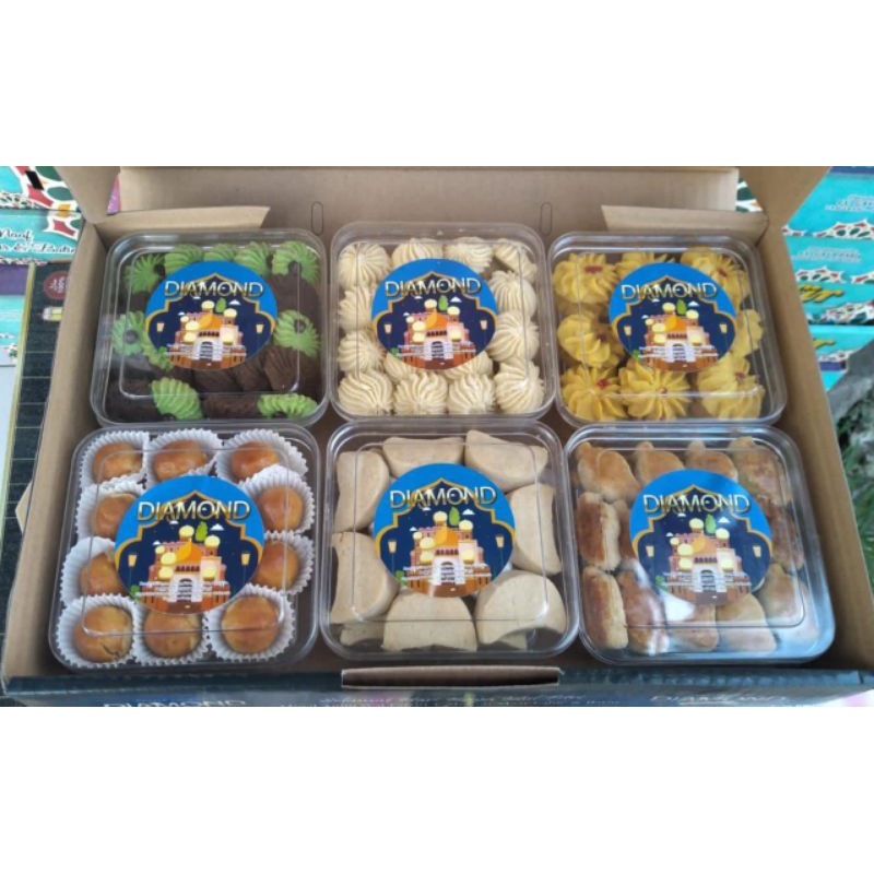 

KUE LEBARAN DIAMOMD REGULER ISI 6 TOPLES
