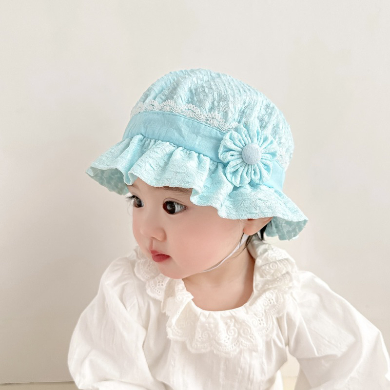 39 bulan Topi Anak Bayi Model Renda Putih - Adhi Jaya