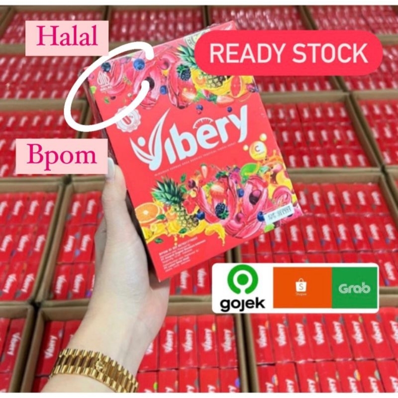 VIBERY FIBER DRINK DETOX - NO SUGAR EXP 2029  READY STOCK - 1 BOX ISI 10 SACHETS