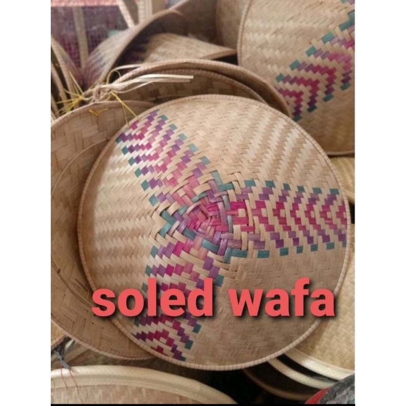 CAPING BAMBU ANAK PETANI MOTIF LOREK TERMURAH PAYUNG ANAK