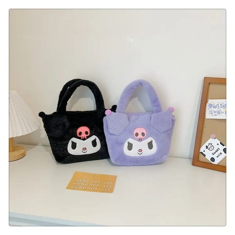 Shoulder bag Tas lucu impor Karakter Sanrio My Melody Cinnamonroll Kuromi