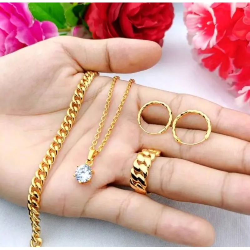 viral satu set perhiasan Nuri rantai import termewah terbuat dari coin asli,, set perhiasan wanita t