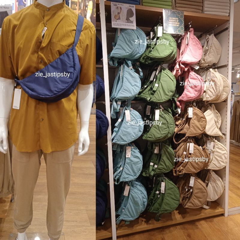 BEST SELLER‼️UNIQLO TAS BAHU MINI ROUND TAS SELEMPANG WAIST BAG