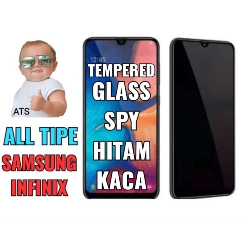 Spy Anti-Spy Kaca / TG Tempered Glass Samsung All Tipe Pricacy Anti Peeping, Anti Shock, Anti Dust, Anti Gores Anti Pecah Protect Our Eyes Anti-Blue Ceramic Matte Clear Film Privacy Screen Protector 100% Security Anti-Peeping Film Privacy Spy Pelindung