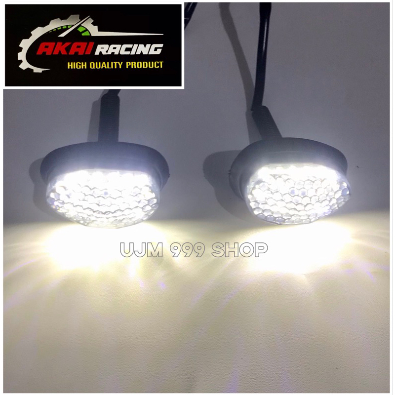 Sein Tempel Lampu Sen Tempel LED Kotak GMA TST Buat R15 V3/Cbr150r/Gsx150/R25/R15 V2/Ninja250 Karbu