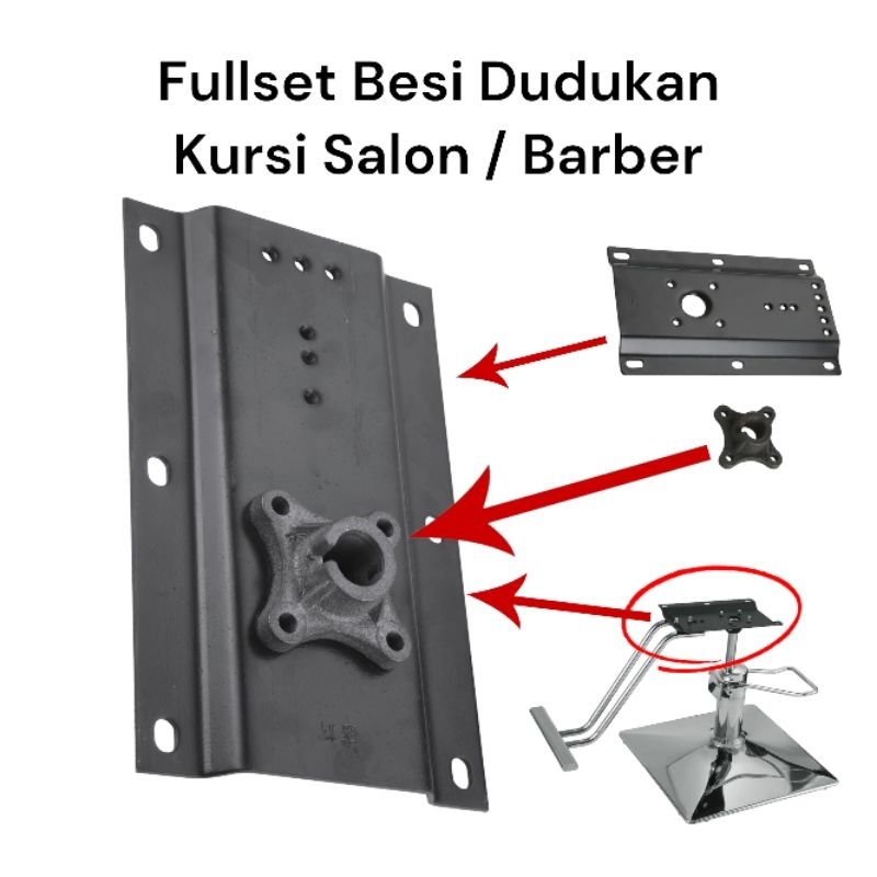 Mekanis Kursi Barbershop / Besi Dudukan Tatakan Jok Kursi Salon Barber Pangkas Rambut